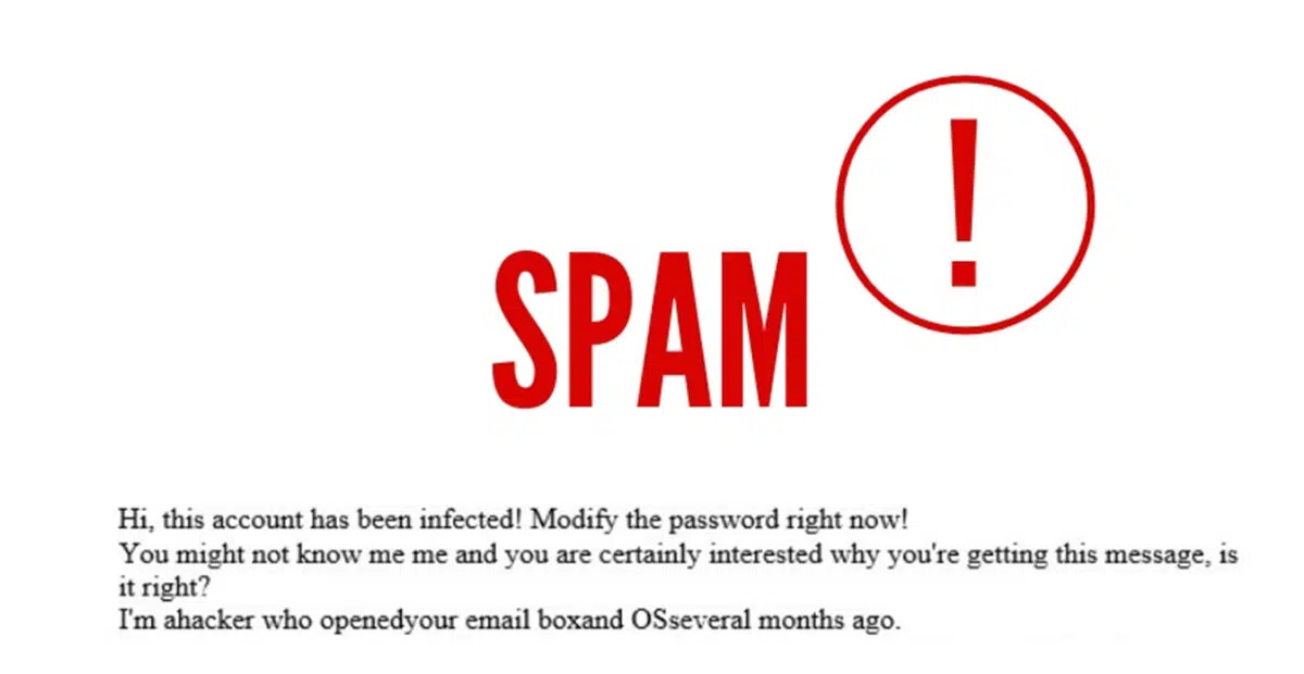 Recebeu um email a dizer “This account was infected?” Não se preocupe!